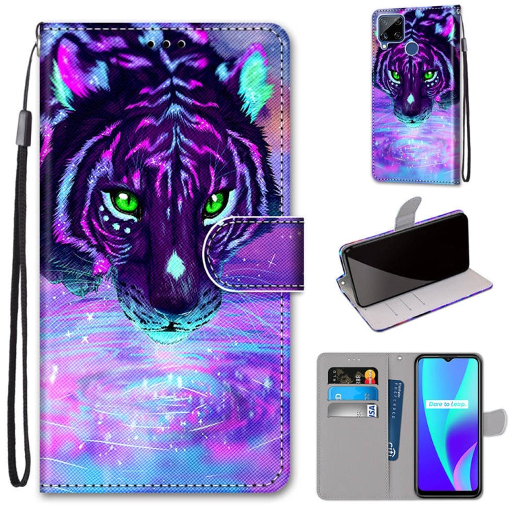 Coloured Drawing Cross Texture Horizontal Flip PU Leather Case with Holder & Card Slots & Wallet & Lanyard, For OPPO Realme C15 / C12 / C25 / 7i (Global) / Narzo 20 / 30A, For Nokia 5.4