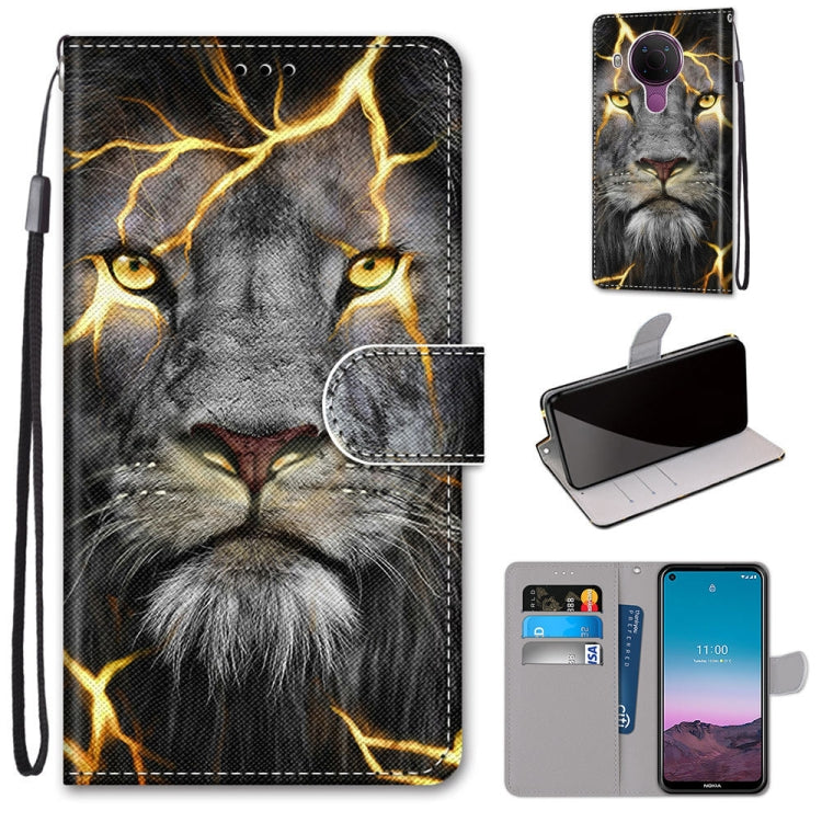 Coloured Drawing Cross Texture Horizontal Flip PU Leather Case with Holder & Card Slots & Wallet & Lanyard, For OPPO Realme C15 / C12 / C25 / 7i (Global) / Narzo 20 / 30A, For Nokia 5.4