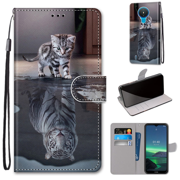 Coloured Drawing Cross Texture Horizontal Flip PU Leather Case with Holder & Card Slots & Wallet & Lanyard, For Nokia 1.4, For Xiaomi Redmi K40 / K40 Pro / K40 Pro+ / Mi 11i / Poco F3