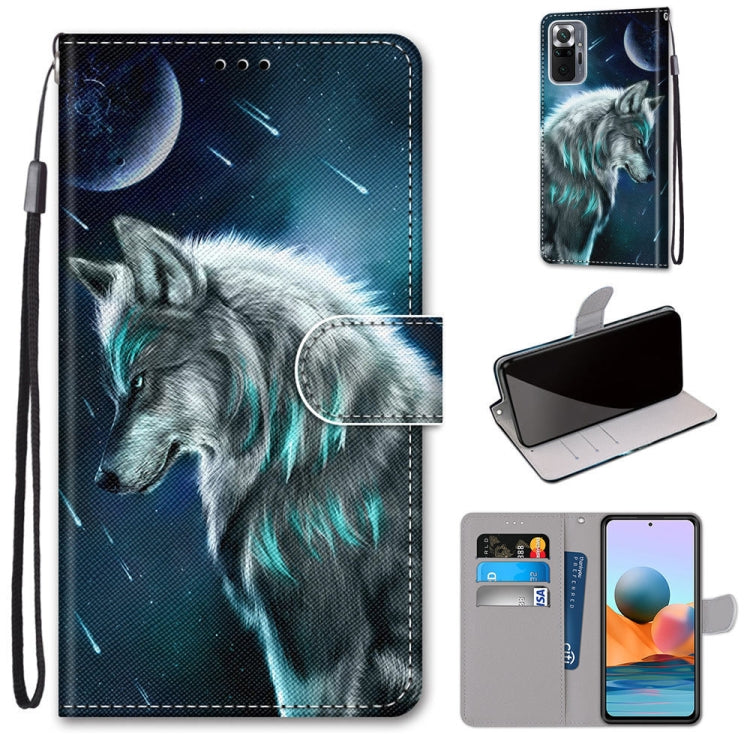 Coloured Drawing Cross Texture Horizontal Flip PU Leather Case with Holder & Card Slots & Wallet & Lanyard, For Xiaomi Redmi Note 10 Pro Max / Note 10 Pro, For Samsung Galaxy A32 4G / A32 Lite