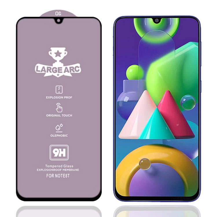 9H HD Large Arc High Alumina Full Screen Tempered Glass Film, For Samsung Galaxy M11 (1 PCS), For Samsung Galaxy M21 / M21 2021 (1 PCS), For Samsung Galaxy M31 (1 PCS), For Samsung Galaxy M31s (1 PCS), For Samsung Galaxy M51 (1 PCS)                    ...