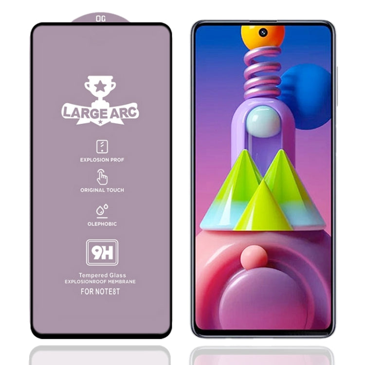 9H HD Large Arc High Alumina Full Screen Tempered Glass Film, For Samsung Galaxy M11 (1 PCS), For Samsung Galaxy M21 / M21 2021 (1 PCS), For Samsung Galaxy M31 (1 PCS), For Samsung Galaxy M31s (1 PCS), For Samsung Galaxy M51 (1 PCS)                    ...