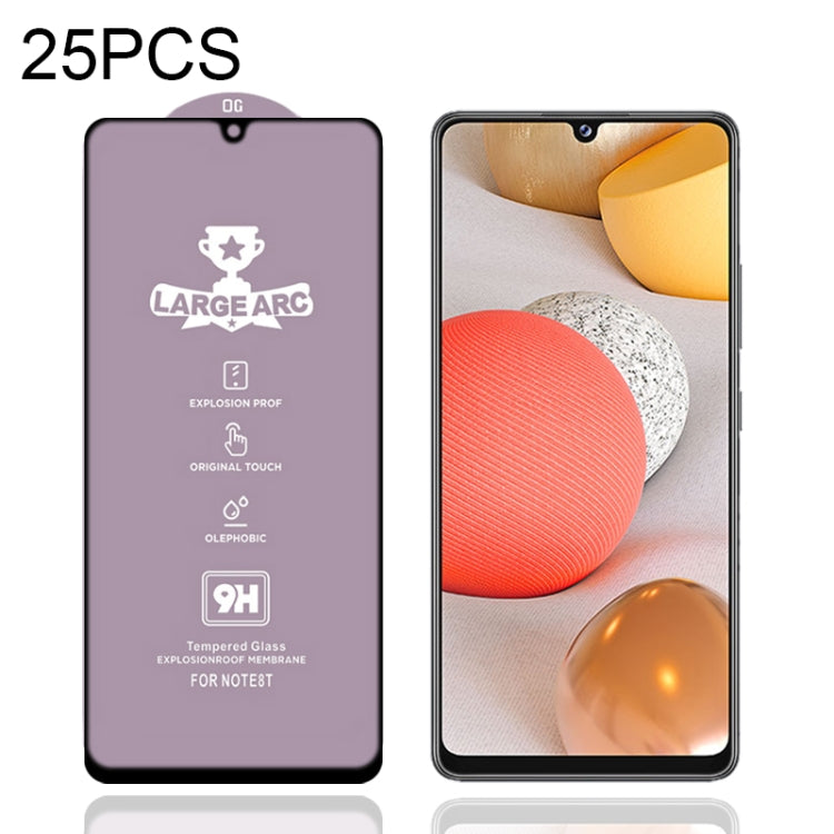 25 PCS 9H HD Large Arc High Alumina Full Screen Tempered Glass Film, For Samsung Galaxy S10 Lite (25 PCS), For Samsung Galaxy M11 (25 PCS), For Samsung Galaxy M21 / M21 2021 (25 PCS), For Samsung Galaxy M31 (25 PCS), For Samsung Galaxy M31s (25 PCS)   ...