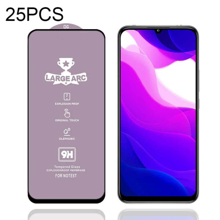 25 PCS 9H HD Large Arc High Alumina Full Screen Tempered Glass Film, For Xiaomi Redmi Note 10 (25 PCS), For Xiaomi Mi 10T 5G (25 PCS), For Xiaomi Mi 10T Pro 5G (25 PCS), For Xiaomi Mi 10T Lite 5G (25 PCS), For Xiaomi Mi 10 Lite Zoom (25 PCS)           ...
