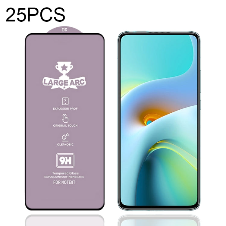 25 PCS 9H HD Large Arc High Alumina Full Screen Tempered Glass Film, For Xiaomi Redmi Note 10 (25 PCS), For Xiaomi Mi 10T 5G (25 PCS), For Xiaomi Mi 10T Pro 5G (25 PCS), For Xiaomi Mi 10T Lite 5G (25 PCS), For Xiaomi Mi 10 Lite Zoom (25 PCS)           ...