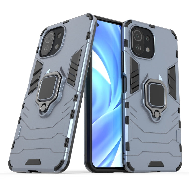 Shockproof PC + TPU Protective Case with Magnetic Ring Holder, For OPPO Realme 8, For OnePlus 9R, For Xiaomi Mi 11 Lite