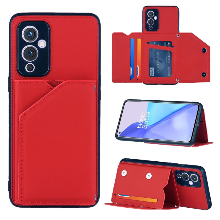 Skin Feel PU + TPU + PC Back Cover Shockproof Case with Card Slots & Holder & Photo Frame, For OPPO A93 5G, For OPPO A94, For Samsung Galaxy A02s (US Version), For Samsung Galaxy A02s (EU Version), For Samsung Galaxy A32 5G, For Xiaomi Mi 10T Lite 5G  ...