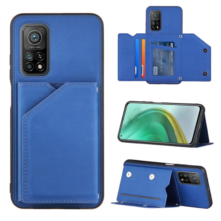 Skin Feel PU + TPU + PC Back Cover Shockproof Case with Card Slots & Holder & Photo Frame, For OPPO A93 5G, For OPPO A94, For Samsung Galaxy A02s (US Version), For Samsung Galaxy A02s (EU Version), For Samsung Galaxy A32 5G, For Xiaomi Mi 10T Lite 5G  ...