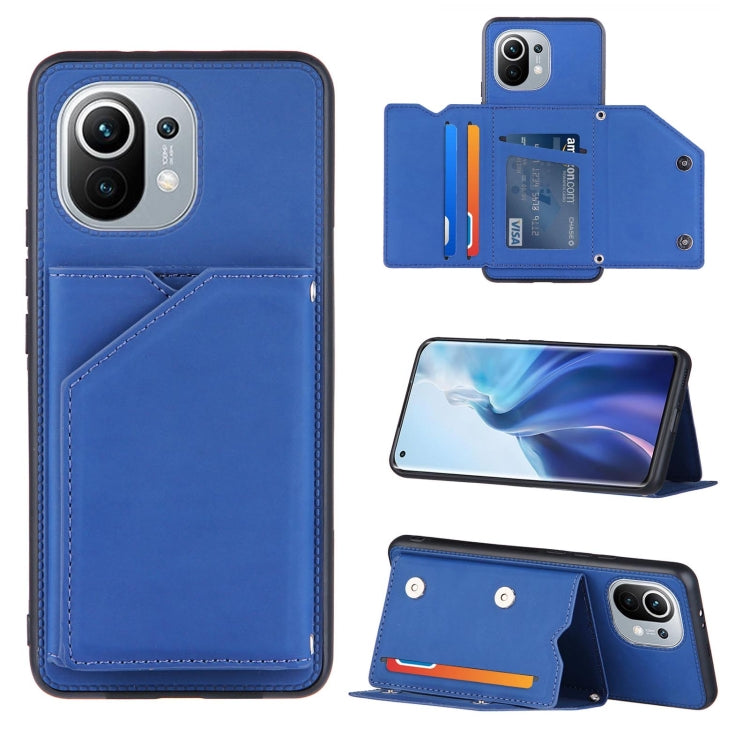 Skin Feel PU + TPU + PC Back Cover Shockproof Case with Card Slots & Holder & Photo Frame, For OPPO A93 5G, For OPPO A94, For Samsung Galaxy A02s (US Version), For Samsung Galaxy A02s (EU Version), For Samsung Galaxy A32 5G, For Xiaomi Mi 10T Lite 5G  ...