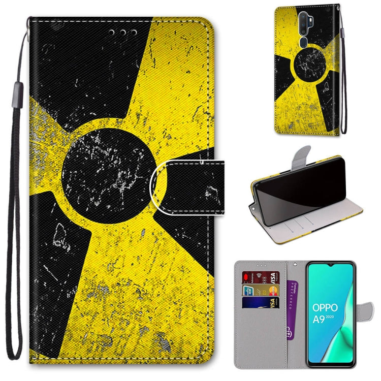 Coloured Drawing Cross Texture Horizontal Flip PU Leather Case with Holder & Card Slots & Wallet & Lanyard, For OPPO A9 (2020) / A5 (2020) / A11X / A11, For OPPO A15 / A15s
