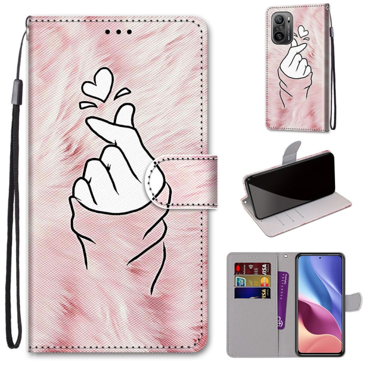 Coloured Drawing Cross Texture Horizontal Flip PU Leather Case with Holder & Card Slots & Wallet & Lanyard, For Alcatel 3L 2021, For Xiaomi Redmi K40 / K40 Pro / K40 Pro+