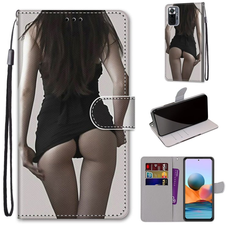 Coloured Drawing Cross Texture Horizontal Flip PU Leather Case with Holder & Card Slots & Wallet & Lanyard, For Xiaomi Redmi Note 10 Pro Max / Note 10 Pro, For Nokia 5.4