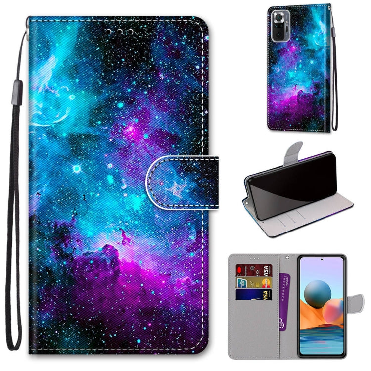 Coloured Drawing Cross Texture Horizontal Flip PU Leather Case with Holder & Card Slots & Wallet & Lanyard, For Xiaomi Redmi Note 10 Pro Max / Note 10 Pro, For Nokia 5.4