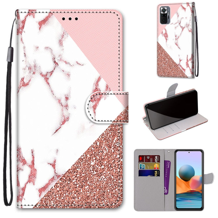 Coloured Drawing Cross Texture Horizontal Flip PU Leather Case with Holder & Card Slots & Wallet & Lanyard, For Xiaomi Redmi Note 10 Pro Max / Note 10 Pro, For Nokia 5.4