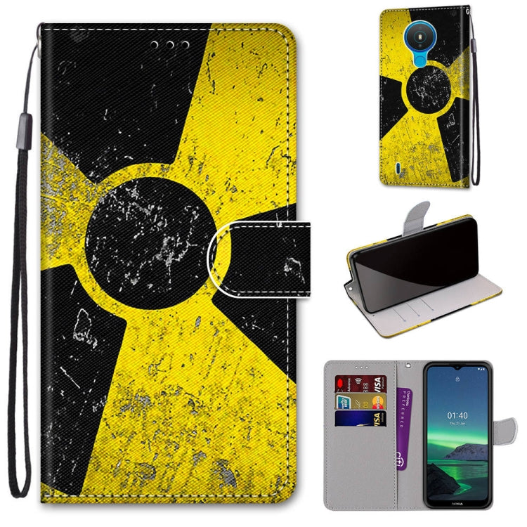 Coloured Drawing Cross Texture Horizontal Flip PU Leather Case with Holder & Card Slots & Wallet & Lanyard, For Nokia 1.4, For Samsung Galaxy A32 4G / A32 Lite