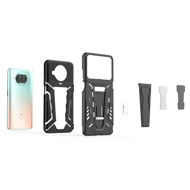 War Chariot Series Armor All-inclusive Shockproof PC + TPU Protective Case with Invisible Holder, For Xiaomi Mi 10T Lite 5G, For Xiaomi Poco X3, For Xiaomi Redmi Note 9