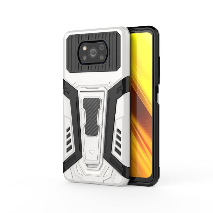 War Chariot Series Armor All-inclusive Shockproof PC + TPU Protective Case with Invisible Holder, For Xiaomi Mi 10T Lite 5G, For Xiaomi Poco X3, For Xiaomi Redmi Note 9