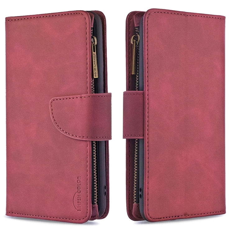 Skin Feel Detachable Magnetic Zipper Horizontal Flip PU Leather Case with Multi-Card Slots & Holder & Wallet & Photo Frame & Lanyard, For Samsung Galaxy A12, For Samsung Galaxy A32 5G, For Samsung Galaxy A42, For Samsung Galaxy A52 5G / 4G             ...