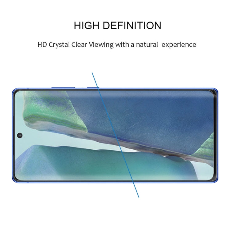 25 PCS 3D Curved Edge Full Screen Tempered Glass Film, For Samsung Galaxy Note20 Ultra (25pcs), For Samsung Galaxy Note20 (25 PCS)