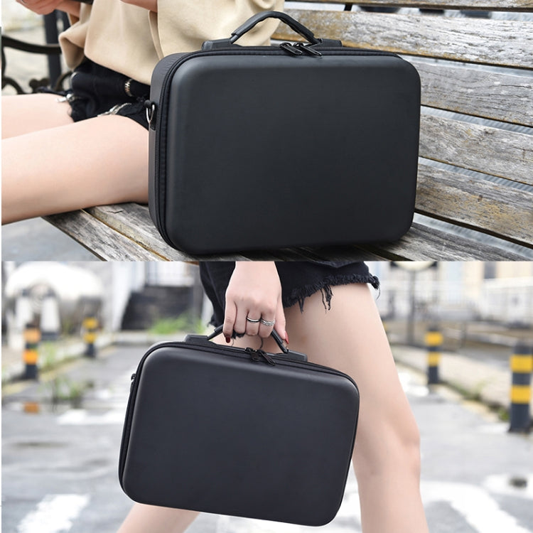 Portable Single Shoulder Storage Travel Carrying PU Cover Case Box for DJI Air 2S, For DJI Air 2S Black + Black Liner, For DJI Air 2S Black + Red Liner