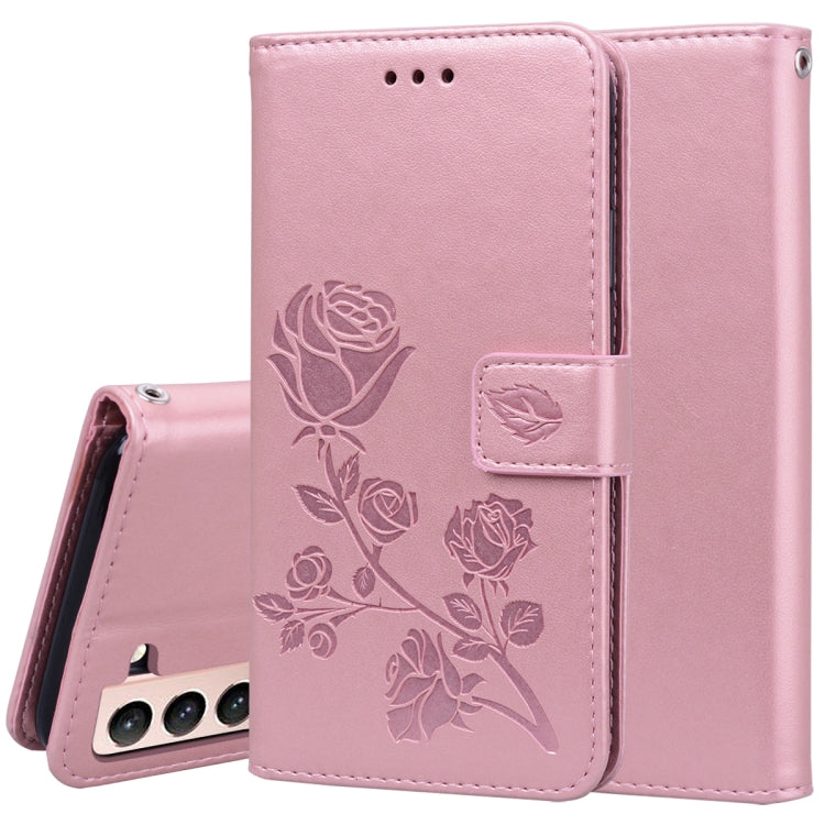 Rose Embossed Horizontal Flip PU Leather Case with Holder & Card Slots & Wallet, For Samsung Galaxy A02 (EU Version), For Samsung Galaxy A12, For Samsung Galaxy A32 4G, For Samsung Galaxy A32 5G, For Samsung Galaxy A42 5G, For Samsung Galaxy A52 5G / 4...