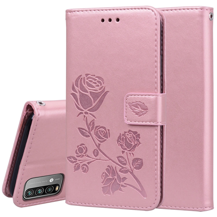 Rose Embossed Horizontal Flip PU Leather Case with Holder & Card Slots & Wallet, For Xiaomi Redmi 9T, For Xiaomi Mi 11 Lite, For Xiaomi Mi 11, For Xiaomi Redmi Note 9T 5G, For Xiaomi Redmi Note 10, For Xiaomi Redmi K40 / K40 Pro                        ...