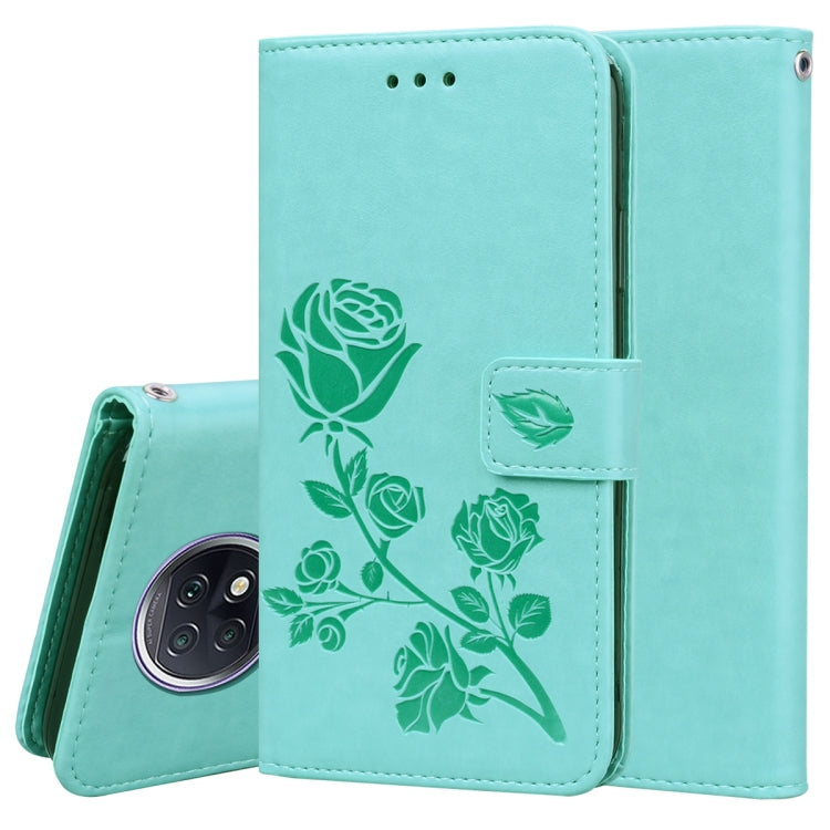 Rose Embossed Horizontal Flip PU Leather Case with Holder & Card Slots & Wallet, For Xiaomi Redmi 9T, For Xiaomi Mi 11 Lite, For Xiaomi Mi 11, For Xiaomi Redmi Note 9T 5G, For Xiaomi Redmi Note 10, For Xiaomi Redmi K40 / K40 Pro                        ...