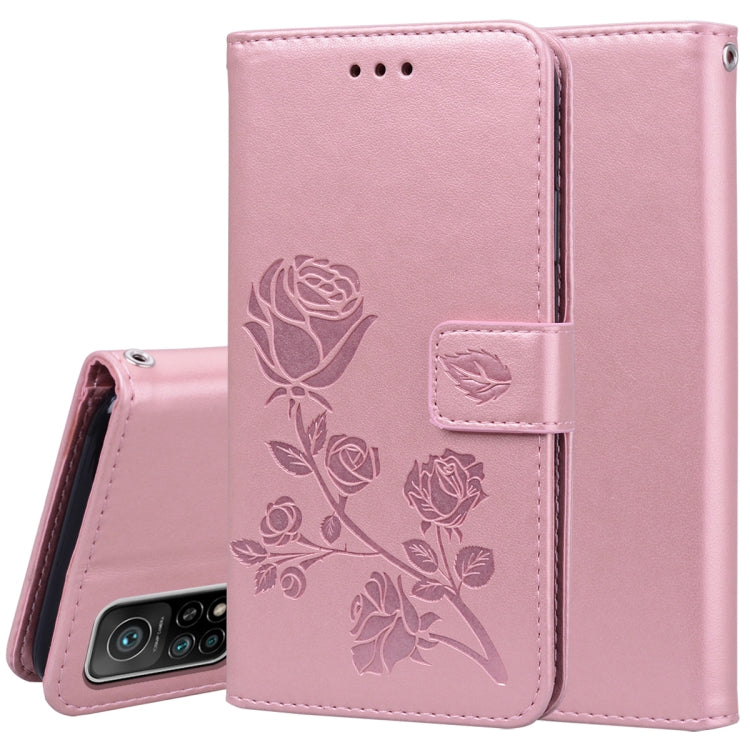 Rose Embossed Horizontal Flip PU Leather Case with Holder & Card Slots & Wallet, For Xiaomi Redmi 9T, For Xiaomi Mi 11 Lite, For Xiaomi Mi 11, For Xiaomi Redmi Note 9T 5G, For Xiaomi Redmi Note 10, For Xiaomi Redmi K40 / K40 Pro                        ...