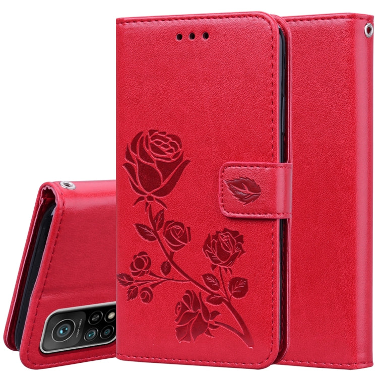 Rose Embossed Horizontal Flip PU Leather Case with Holder & Card Slots & Wallet, For Xiaomi Redmi 9T, For Xiaomi Mi 11 Lite, For Xiaomi Mi 11, For Xiaomi Redmi Note 9T 5G, For Xiaomi Redmi Note 10, For Xiaomi Redmi K40 / K40 Pro                        ...