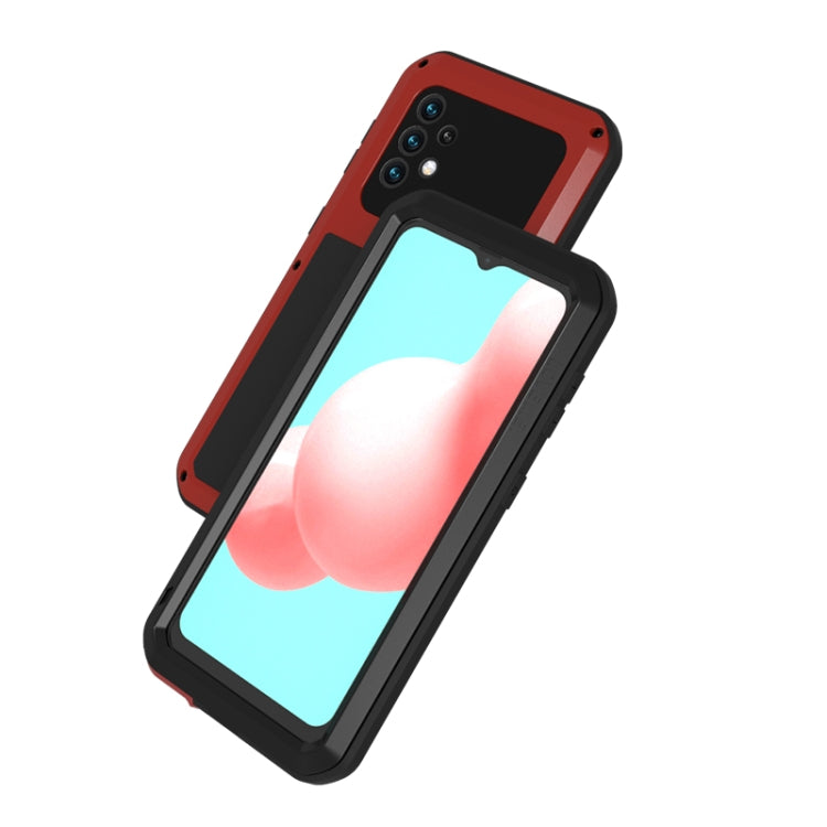 LOVE MEI Metal Shockproof Waterproof Dustproof Protective Case with Glass, For Samsung Galaxy A32 5G, For Samsung Galaxy A52 5G / 4G, For Samsung Galaxy S21 5G, For Samsung Galaxy A42, For Samsung Galaxy S21+ 5G, For Samsung Galaxy A72 5G / 4G