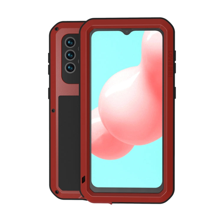 LOVE MEI Metal Shockproof Waterproof Dustproof Protective Case with Glass, For Samsung Galaxy A32 5G, For Samsung Galaxy A52 5G / 4G, For Samsung Galaxy S21 5G, For Samsung Galaxy A42, For Samsung Galaxy S21+ 5G, For Samsung Galaxy A72 5G / 4G