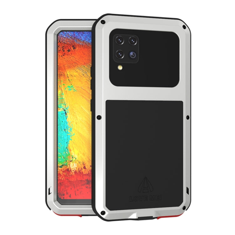 LOVE MEI Metal Shockproof Waterproof Dustproof Protective Case with Glass, For Samsung Galaxy A32 5G, For Samsung Galaxy A52 5G / 4G, For Samsung Galaxy S21 5G, For Samsung Galaxy A42, For Samsung Galaxy S21+ 5G, For Samsung Galaxy A72 5G / 4G