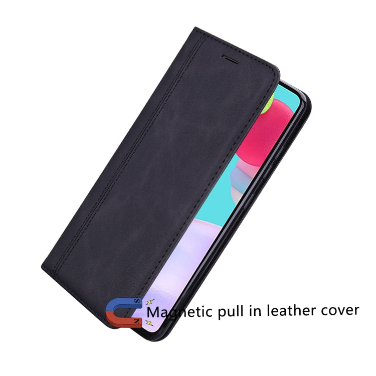 Frosted Business Magnetic Horizontal Flip PU Leather Case with Holder & Card Slot & Lanyard, For Samsung Galaxy S21 5G