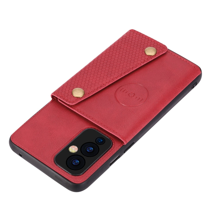 Double Buckle PU + TPU Shockproof Magnetic Protective Case with Card Slot & Holder, For OnePlus 9, For OnePlus 9 Pro, For Xiaomi Redmi K40, For Xiaomi Redmi Note 9 4G, For Xiaomi Redmi Note 10, For Samsung Galaxy A32 4G