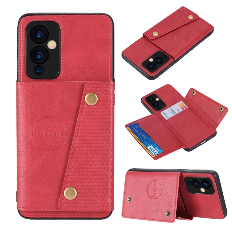 Double Buckle PU + TPU Shockproof Magnetic Protective Case with Card Slot & Holder, For OnePlus 9, For OnePlus 9 Pro, For Xiaomi Redmi K40, For Xiaomi Redmi Note 9 4G, For Xiaomi Redmi Note 10, For Samsung Galaxy A32 4G