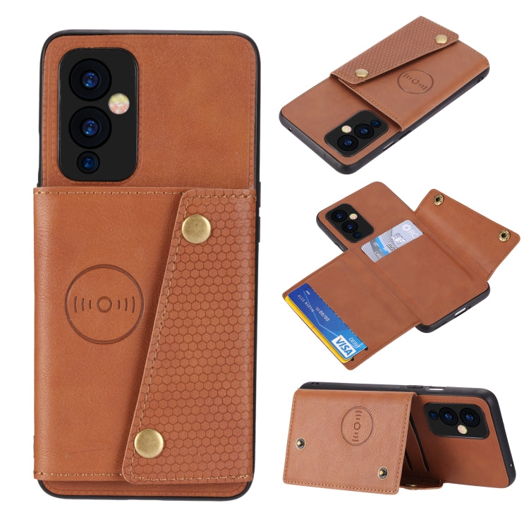 Double Buckle PU + TPU Shockproof Magnetic Protective Case with Card Slot & Holder, For OnePlus 9, For OnePlus 9 Pro, For Xiaomi Redmi K40, For Xiaomi Redmi Note 9 4G, For Xiaomi Redmi Note 10, For Samsung Galaxy A32 4G