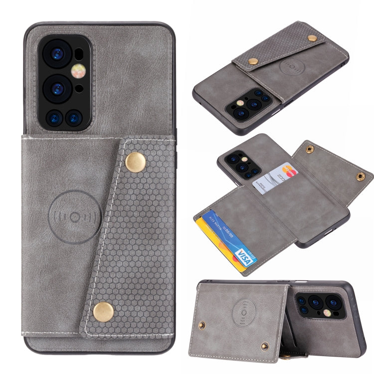 Double Buckle PU + TPU Shockproof Magnetic Protective Case with Card Slot & Holder, For OnePlus 9, For OnePlus 9 Pro, For Xiaomi Redmi K40, For Xiaomi Redmi Note 9 4G, For Xiaomi Redmi Note 10, For Samsung Galaxy A32 4G