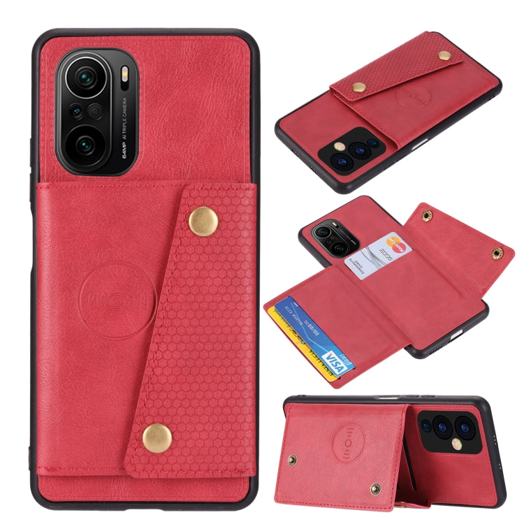 Double Buckle PU + TPU Shockproof Magnetic Protective Case with Card Slot & Holder, For OnePlus 9, For OnePlus 9 Pro, For Xiaomi Redmi K40, For Xiaomi Redmi Note 9 4G, For Xiaomi Redmi Note 10, For Samsung Galaxy A32 4G