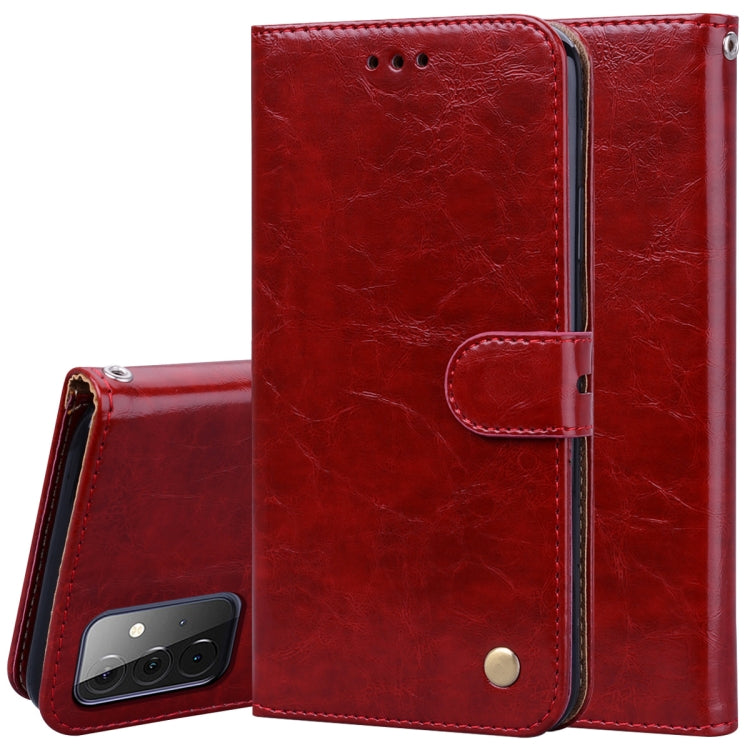 Business Style Oil Wax Texture Horizontal Flip Leather Case with Holder & Card Slots & Wallet, For Samsung Galaxy A12, For Samsung Galaxy A32 4G, For Samsung Galaxy A32 5G, For Samsung Galaxy A42 5G, For Samsung Galaxy A52 5G / 4G                      ...