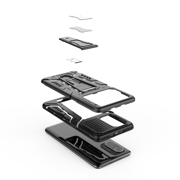 War Chariot Series Armor All-inclusive Shockproof PC + TPU Protective Case with Invisible Holder, For Xiaomi Redmi K40, For Xiaomi Mi Poco X3, For Samsung Galaxy S21 5G, For Xiaomi Mi 10T 5G / 10T Pro 5G