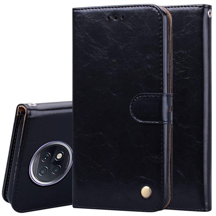 Business Style Oil Wax Texture Horizontal Flip Leather Case with Holder & Card Slots & Wallet, For Xiaomi Redmi 9T, For Xiaomi Redmi Note 9T, For Xiaomi Redmi Note 10, For Xiaomi Redmi K40 / K40 Pro, For Xiaomi Redmi Note 10 Pro, For Xiaomi Mi 10T Pro ...