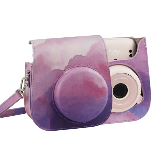 Painted Series Camera Bag with Shoulder Strap for Fujifilm Instax mini 11, For Fujifilm Instax mini 11(Fantasy Cloud), For Fujifilm Instax mini 11(Blue Pastel), For Fujifilm Instax mini 11(Oil Paint), For Fujifilm Instax mini 11(Shining Starry Sky)    ...