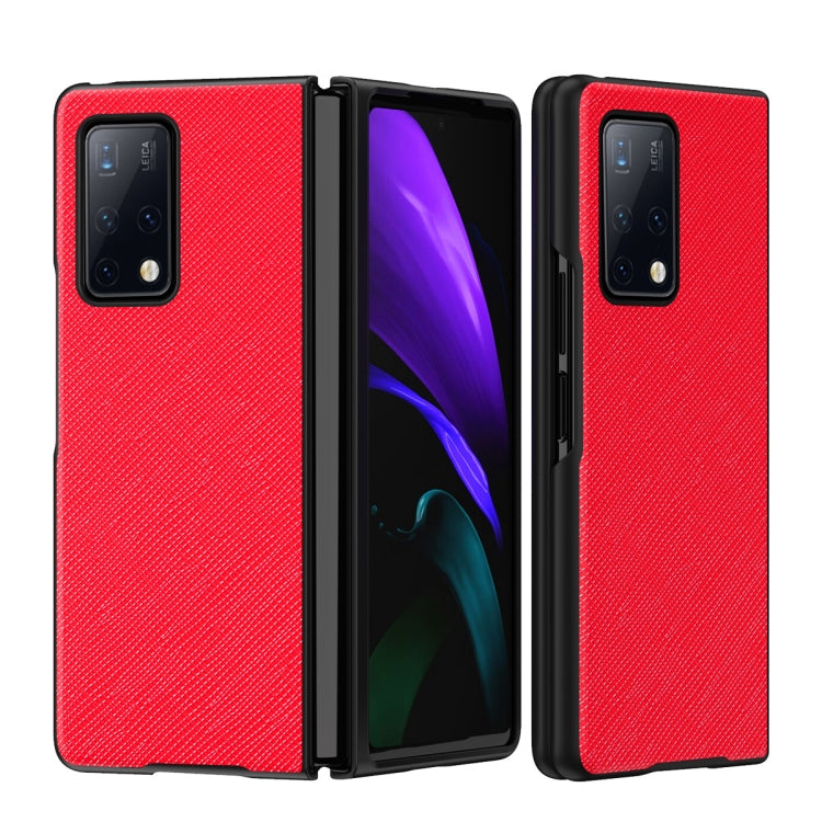 Leather Texture + PC Full Coverge Folding Case, For Huawei Mate X2