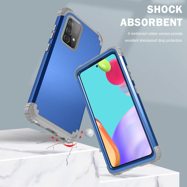 PC + Silicone Three-piece Shockproof Protection Case, For Samsung Galaxy A52 4G / 5G, For Samsung Galaxy A72 4G / 5G