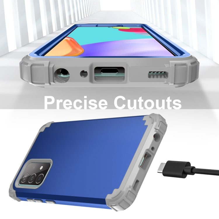 PC + Silicone Three-piece Shockproof Protection Case, For Samsung Galaxy A52 4G / 5G, For Samsung Galaxy A72 4G / 5G