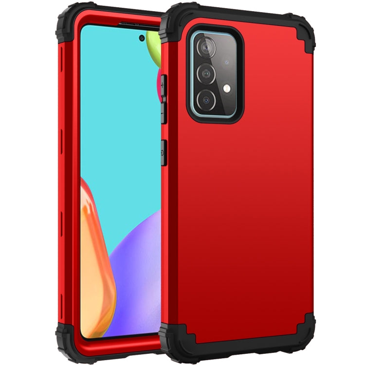 PC + Silicone Three-piece Shockproof Protection Case, For Samsung Galaxy A52 4G / 5G, For Samsung Galaxy A72 4G / 5G