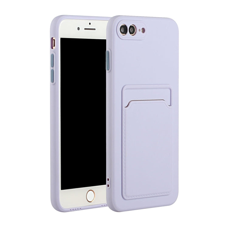 Card Slot Design Shockproof TPU Protective Case, For iPhone 8 & 7, For iPhone 8 Plus & 7 Plus, For iPhone 11, For iPhone 11 Pro