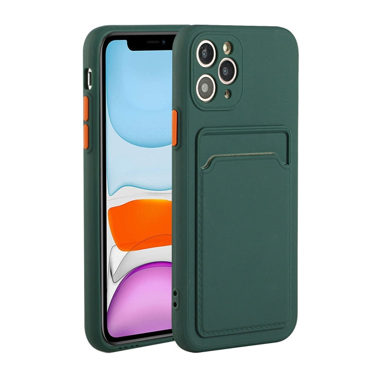 Card Slot Design Shockproof TPU Protective Case, For iPhone 8 & 7, For iPhone 8 Plus & 7 Plus, For iPhone 11, For iPhone 11 Pro
