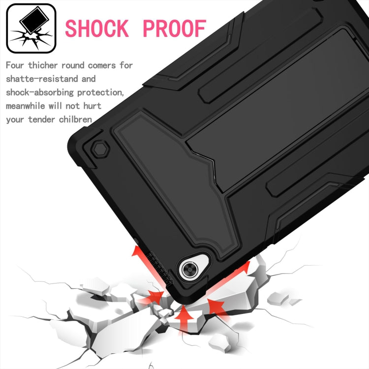 T-shaped Bracket Contrast Color Shockproof PC + Silicone Flat Protective Case, For Lenovo Tab M10 HD 2nd Gen TB-X306X, For Lenovo Tab P11 (Tab-J606F)