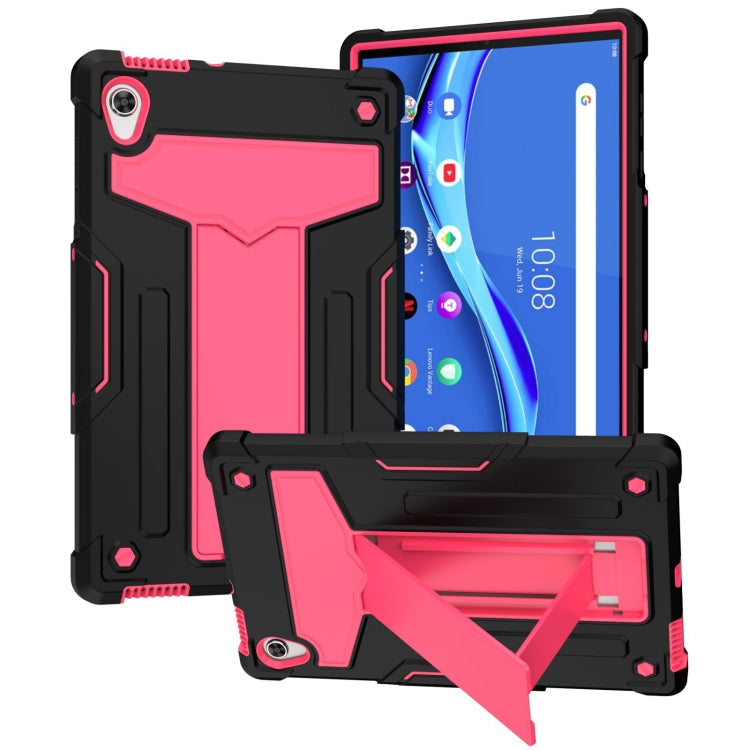 T-shaped Bracket Contrast Color Shockproof PC + Silicone Flat Protective Case, For Lenovo Tab M10 HD 2nd Gen TB-X306X, For Lenovo Tab P11 (Tab-J606F)